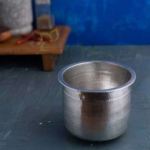 Eeya Chombu Tin Vessel Adukku Shape-Zishta Traditional Cookware