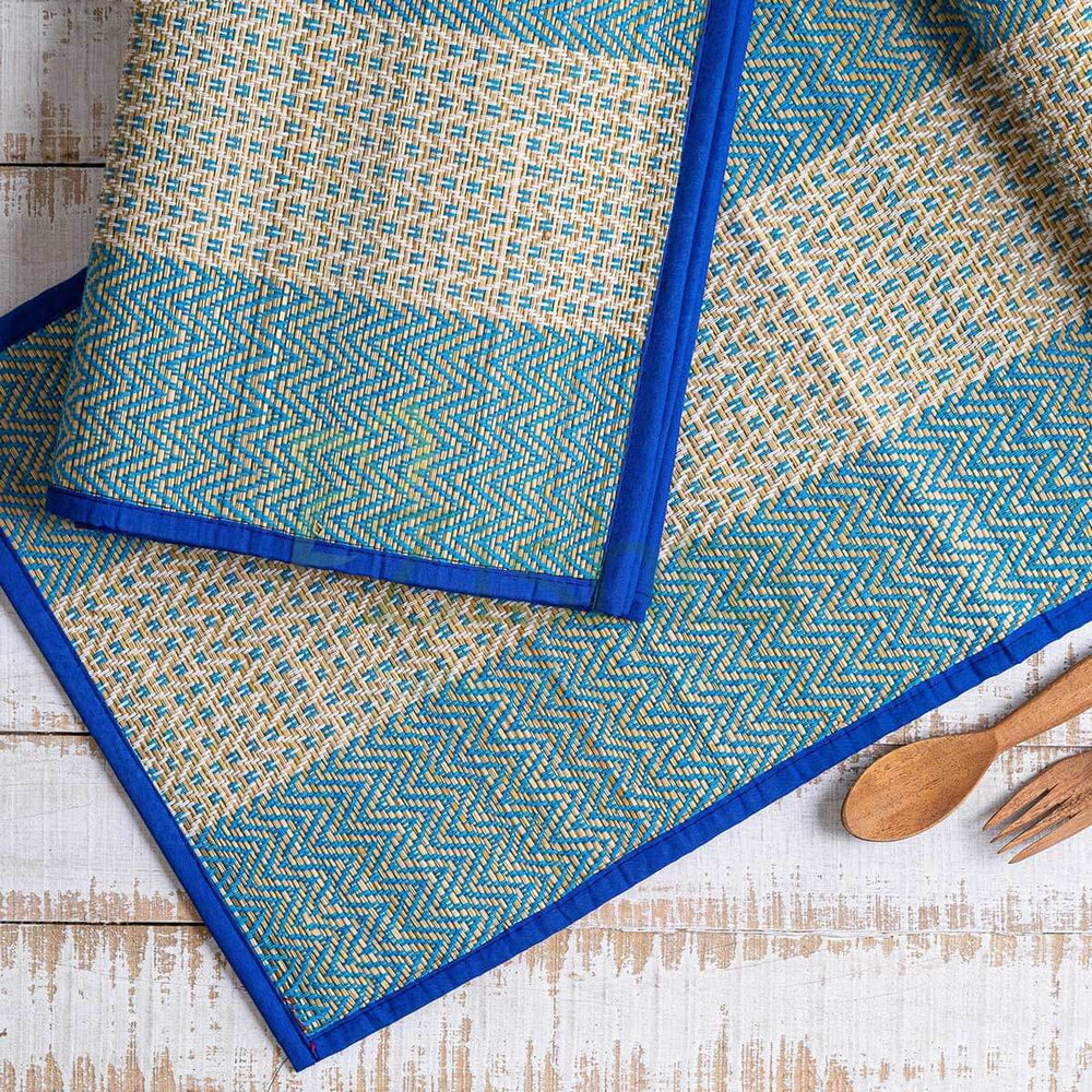 Handmade Madurkathi Table Runners & Mats - Eco-Friendly Dining Décor