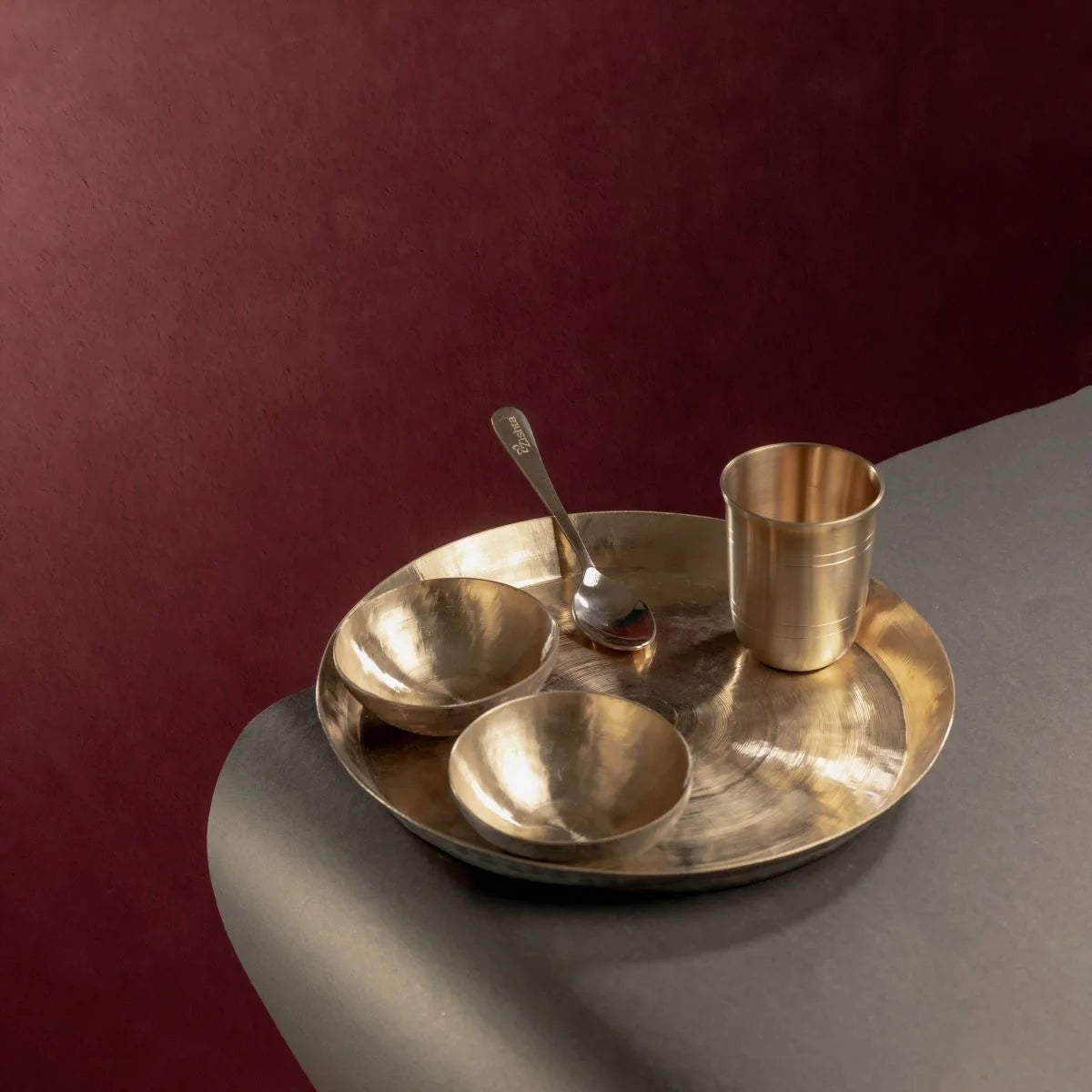 Kansa Bronze Dinner Set -Zishta Traditional Dinnerware