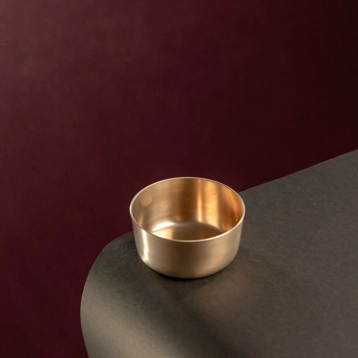 Kansa Katori Cup top View--Zishta Traditional Bronze Serveware