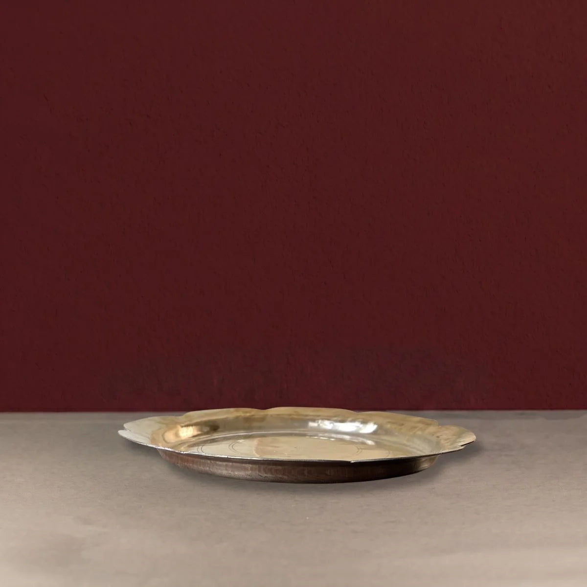 Kansa Thali Dinner Plate-Zishta Traditional Dinnerware