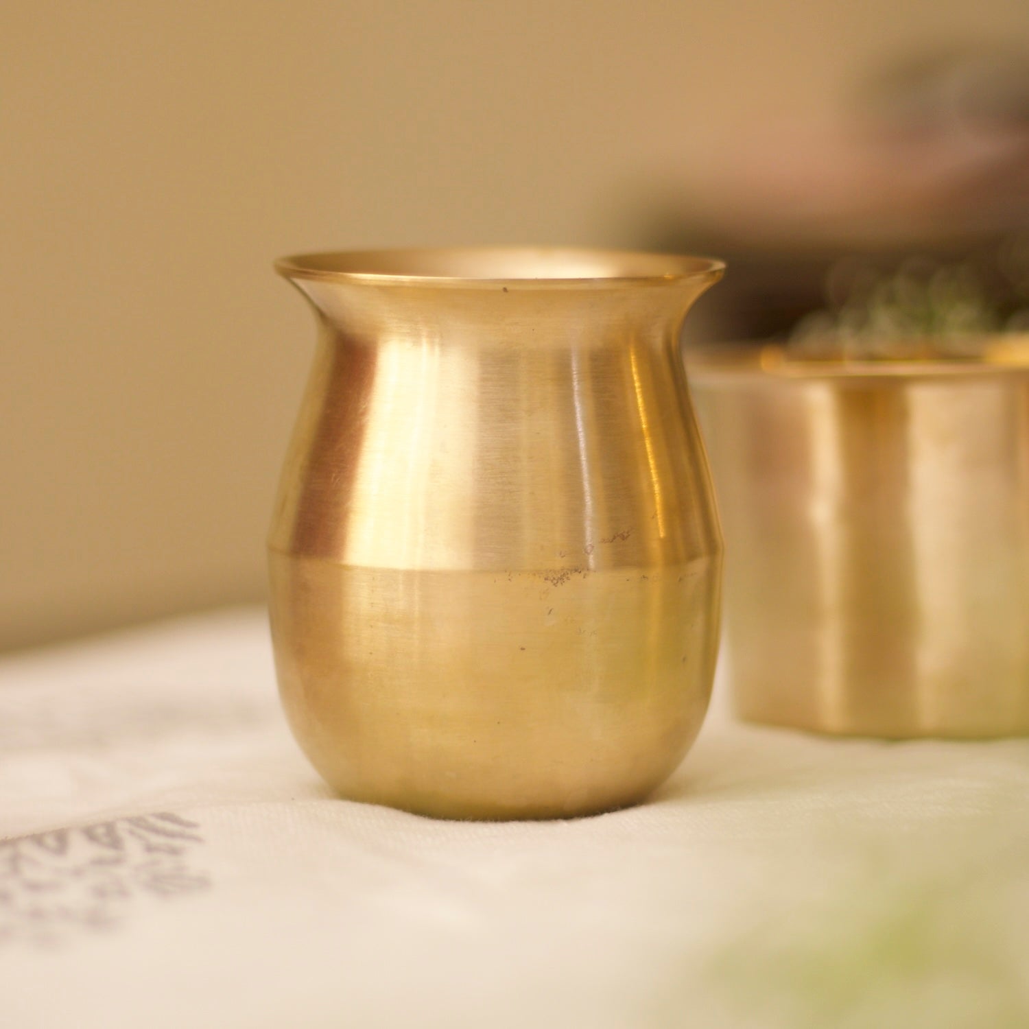 Kansa Tulsi Lota-Zishta Traditional Kansa Serveware