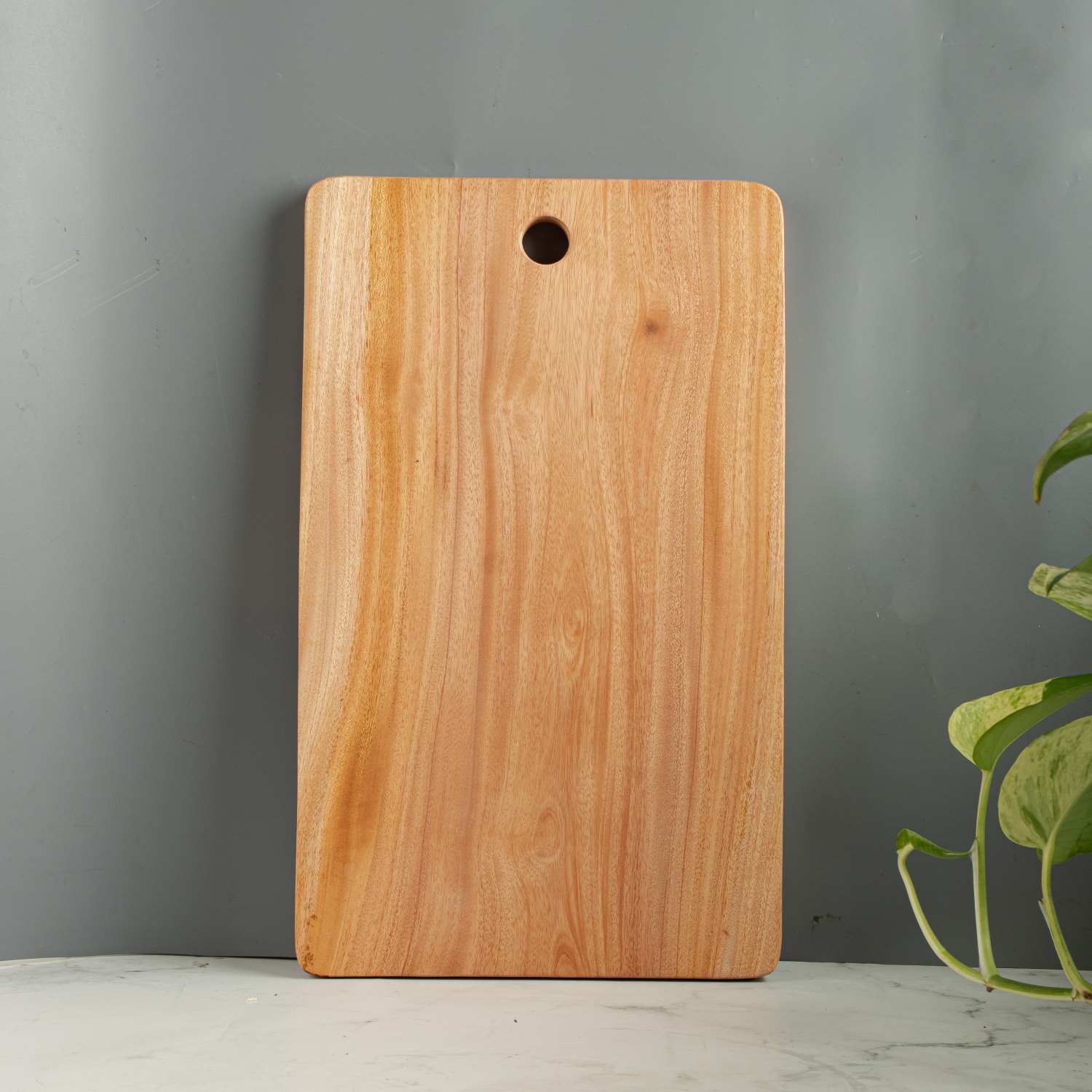 Neem Wood Chopping Board Compact Rectangle-1-Zishta Traditional  Kitchen Accessories