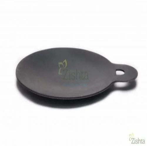 Pure Iron Dosa Tawa on a white background-Zishta Traditional Cookware
