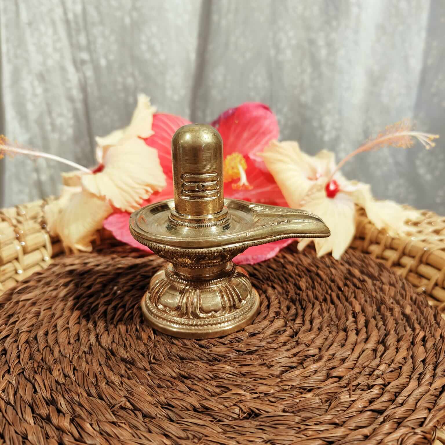 Shivalingam Idol 3 inches-Zishta Panchaloha Idols