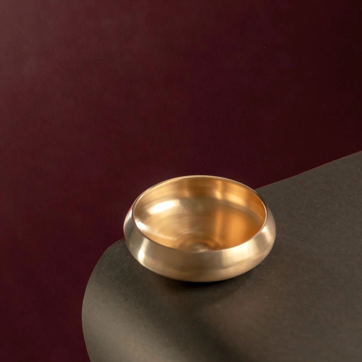 Tulsi Kansa Shrikhand Bowl-Zishta Traditional Serveware