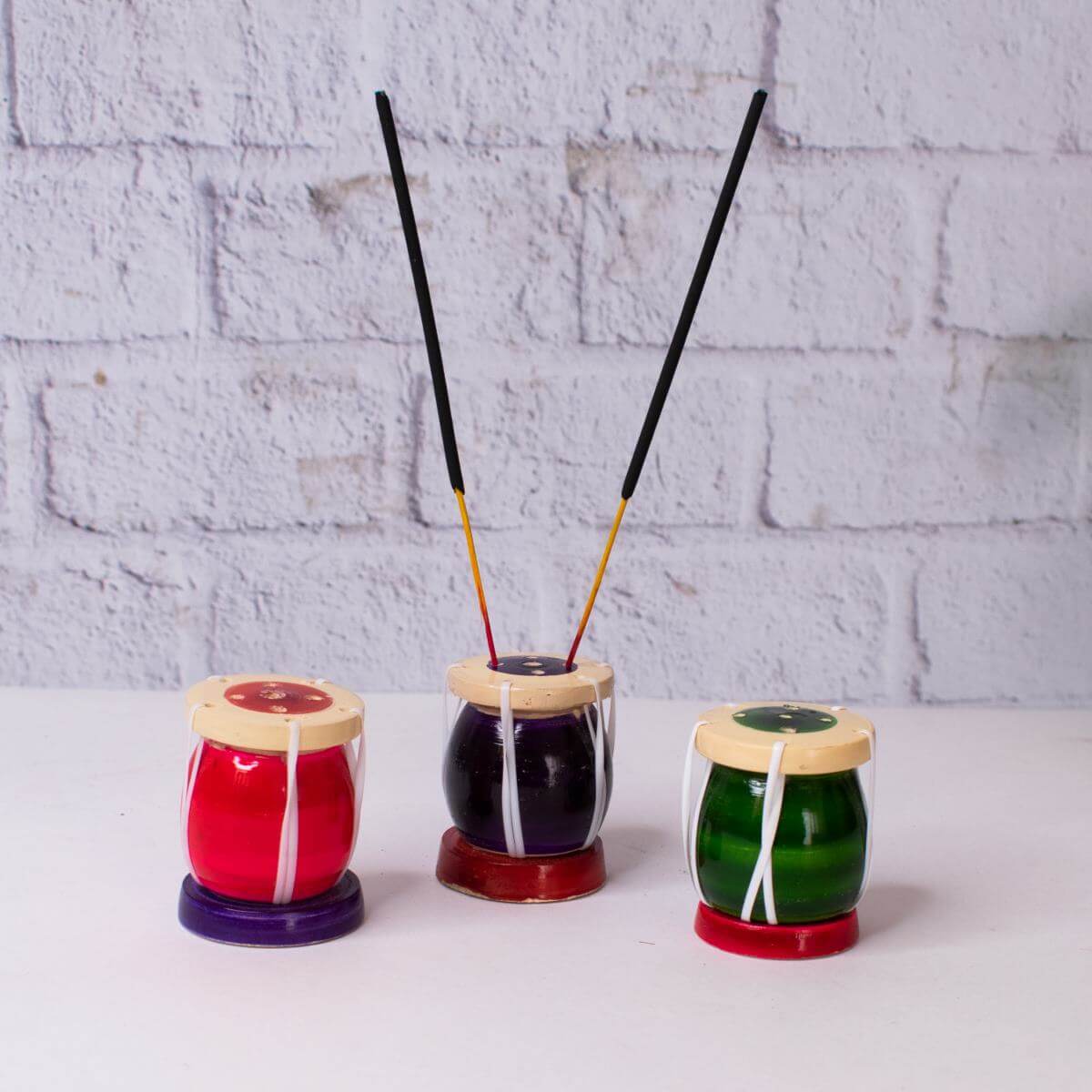 Wooden Incense Stick Holder Tabla-Small-Set of 10-2-Navratri Giift-Zishta Traditional Home Decor