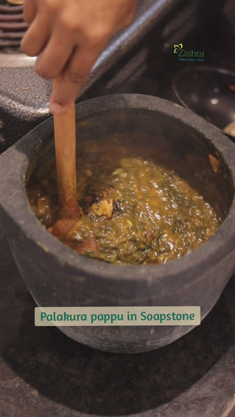 Soapstone Cookware Kalchatti (Treated)