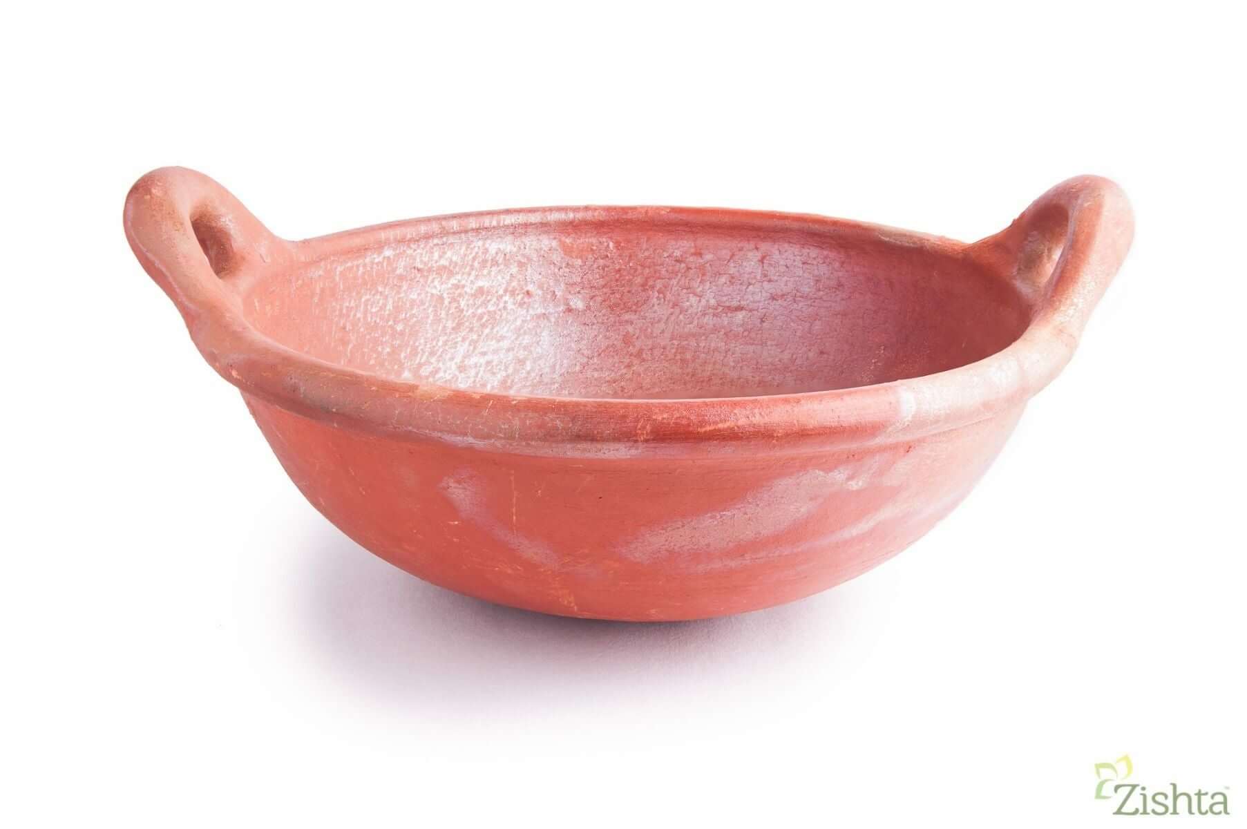 Clay Kadai 2-Zishta Traditional Cookware