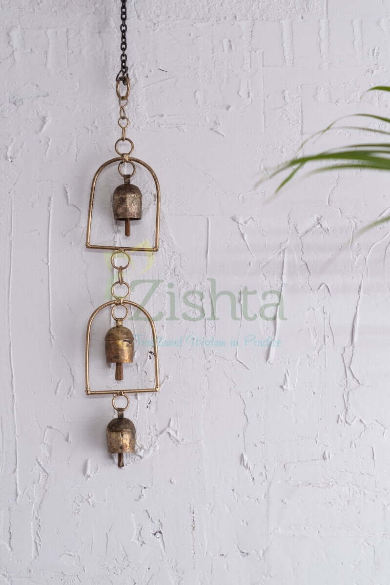 Zishta Copper Coated Iron Chimes-Door bell 3