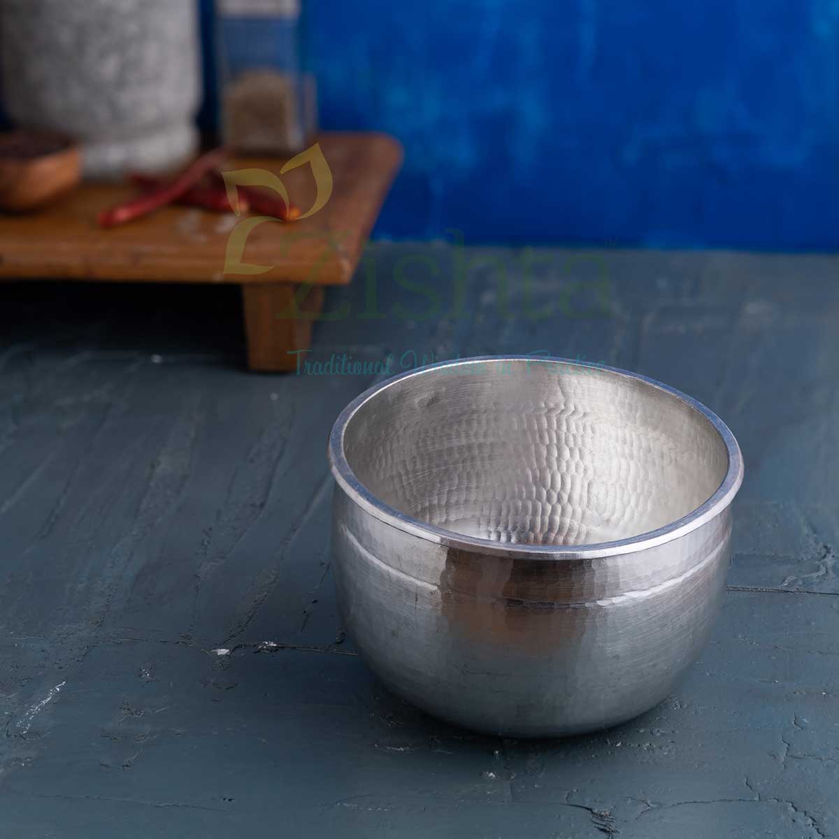 Eeya Chombu Tin Vessel Kinnam Large-Zishta Traditional Cookware