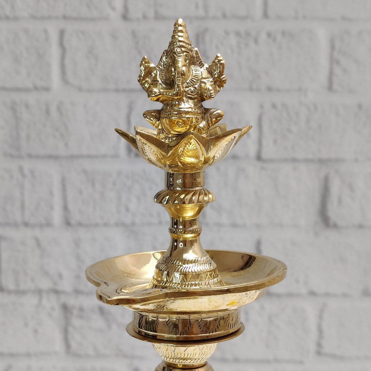 Traditional Brass Kuthu Vilakku (lamp): Ega Vilakku