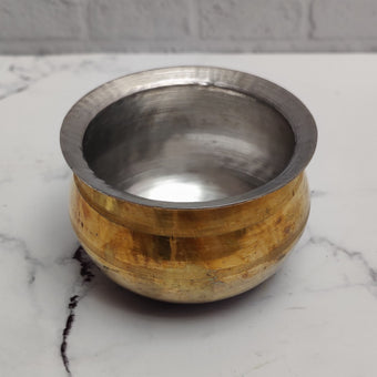 Vengala Paruppu Uruli - Bronze Pot (With Tin Coating)