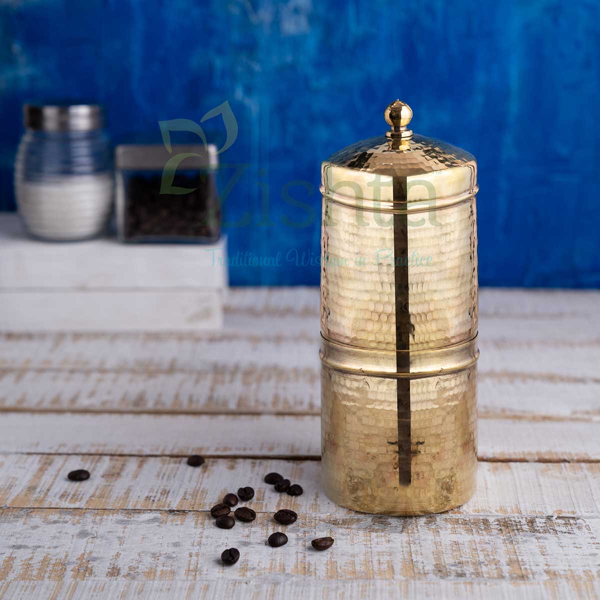 Brass Coffee Filter Large-Zishta Traditional Cookware