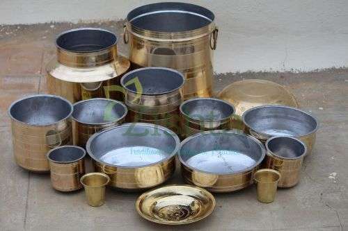 Brass Rail Adukku Set 1-Zishta Traditional Cookware