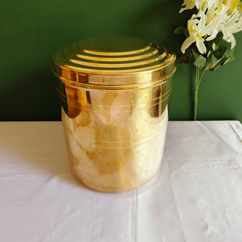 Brass Storage Containers: 4-5 kgs Capacity
