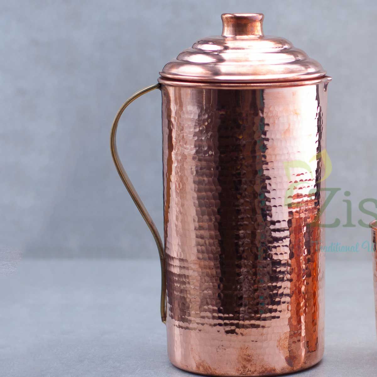 Copper Water Jug-Zishta Traditional Cookware
