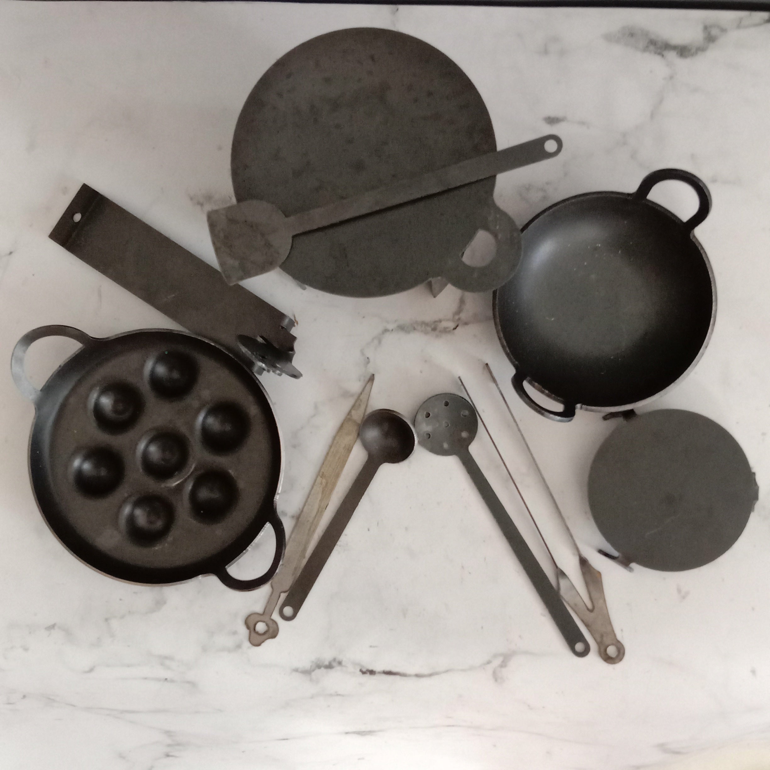 Iron Miniature Cooking Set - Medium