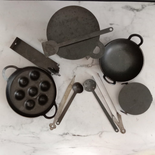 Iron Miniature Cookware Set 1-Zishta Traditional Cookware 