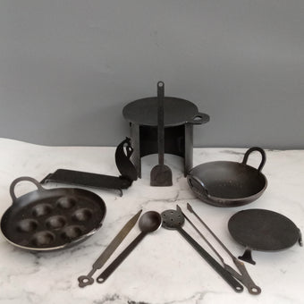 Iron Miniature Cooking Set - Medium
