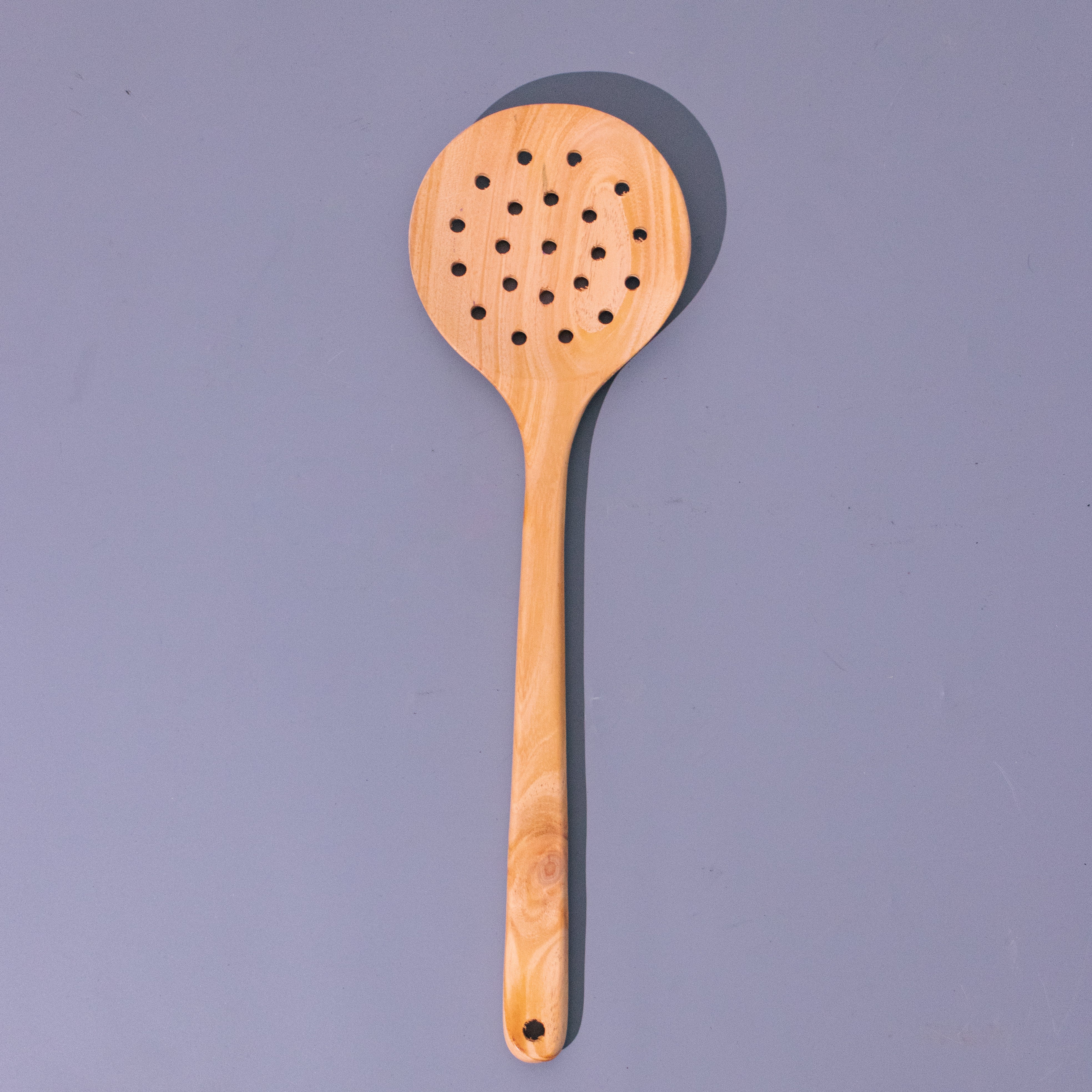 Neem Wood Ladle Skimmer-Zishta Traditional Kitchen Accessories