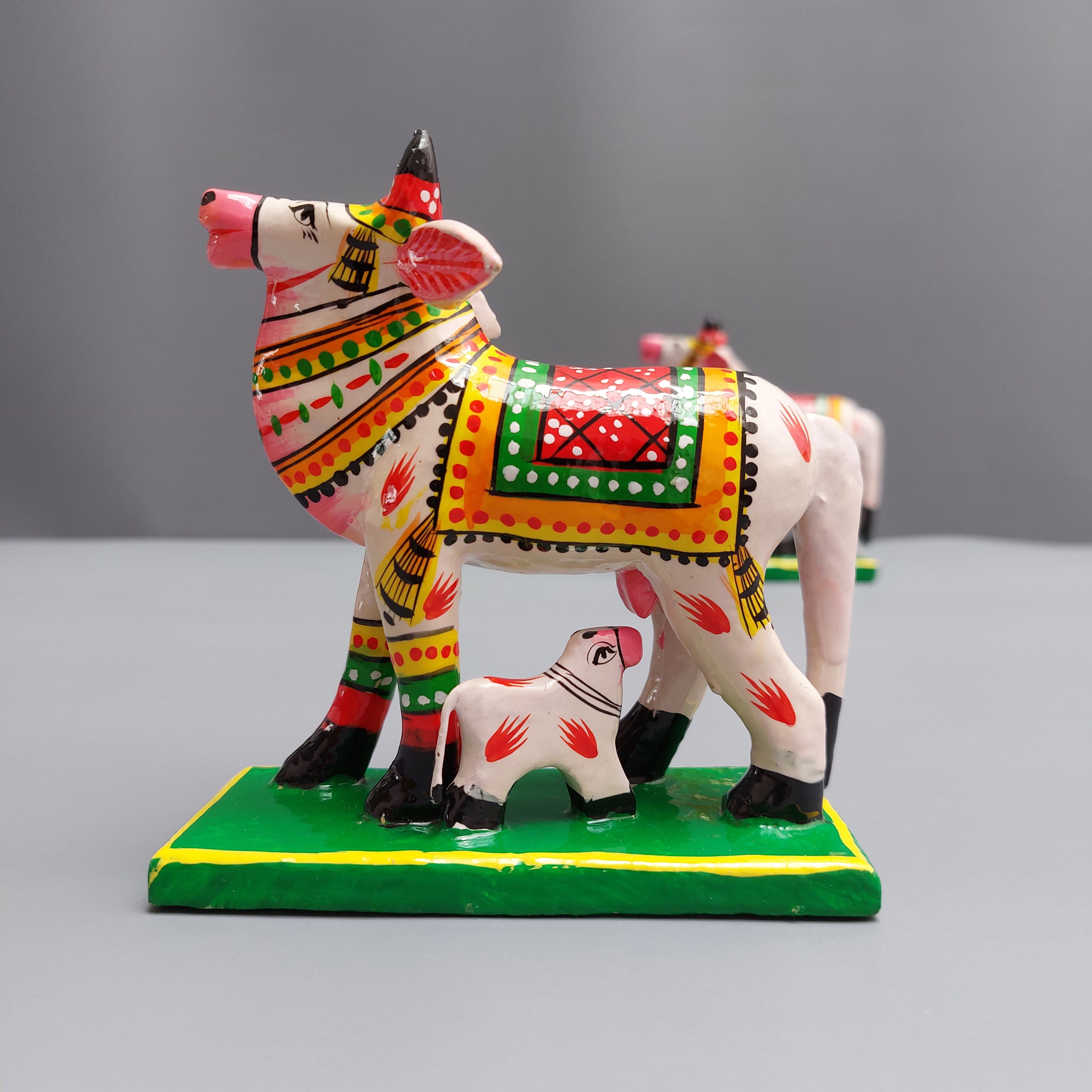 Varanasi Kamadhenu Cow 1-Zishta Traditional Home Décor Toys