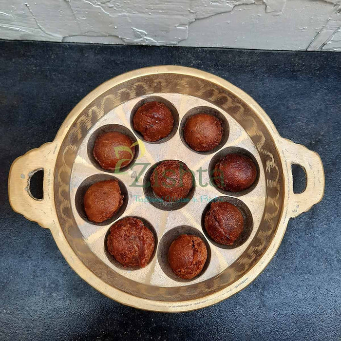 Bronze Unniyappam Pan - Zishta- Traditional Cookware